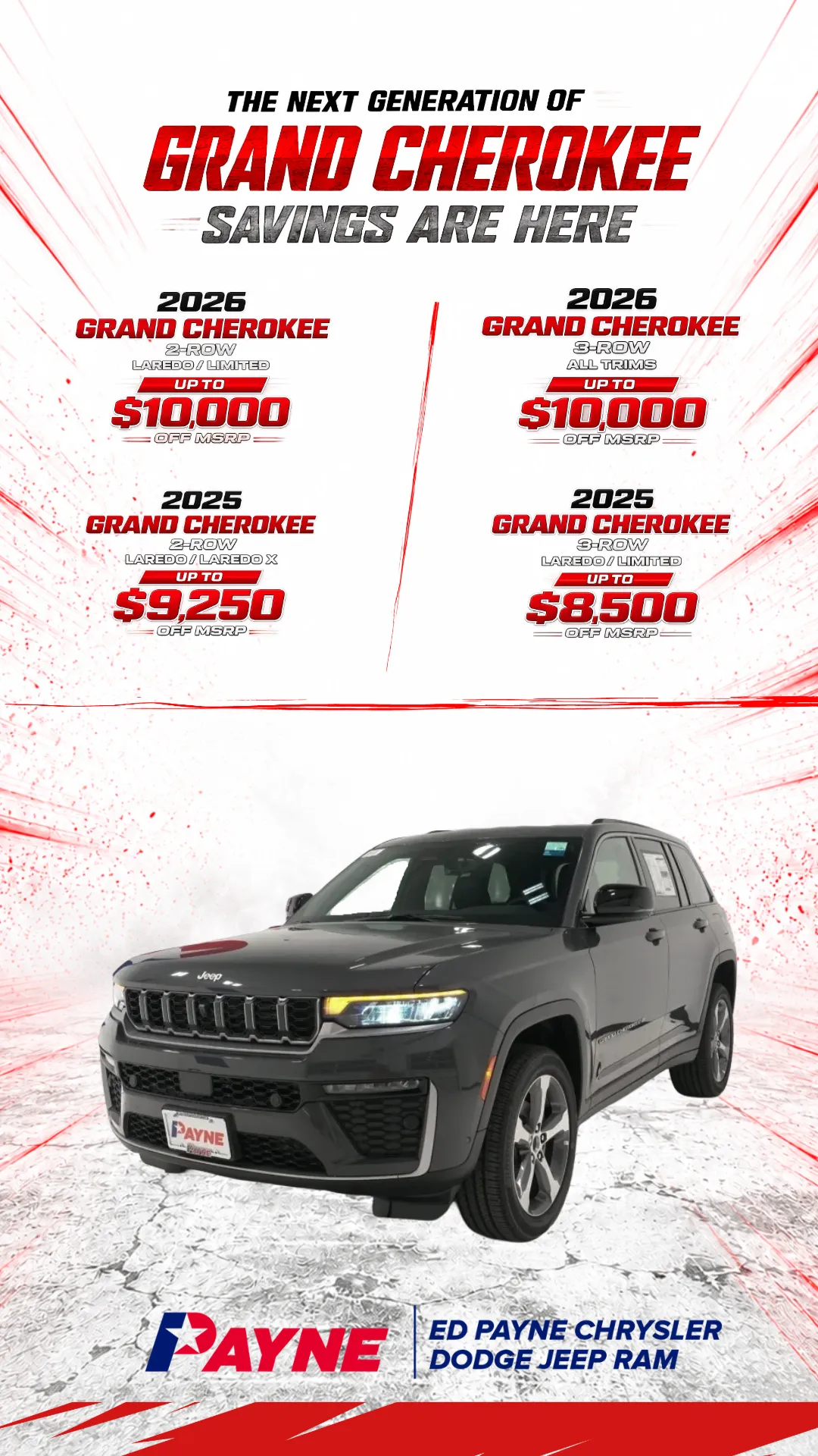 Jeep Grand Cherokee Deals!